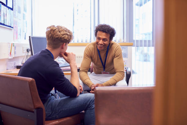 A group counseling session promoting positivity and personal growth
